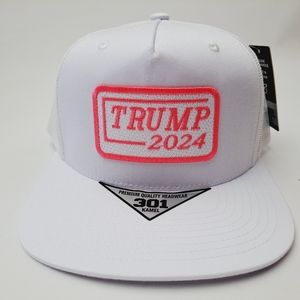 Donald J. Trump 2024 MAGA Hat Cap Embroidered Patch Flat Bill